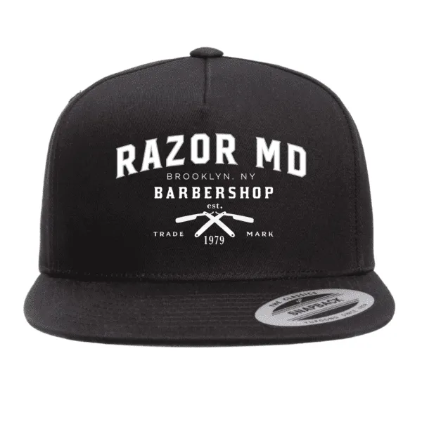 Barbershop Hat - Snapback Black