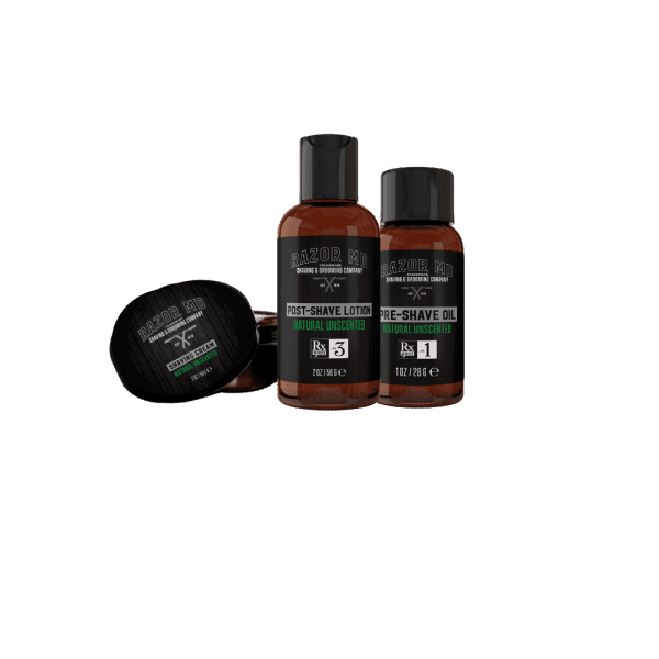 Natural Unscented Travel Trio